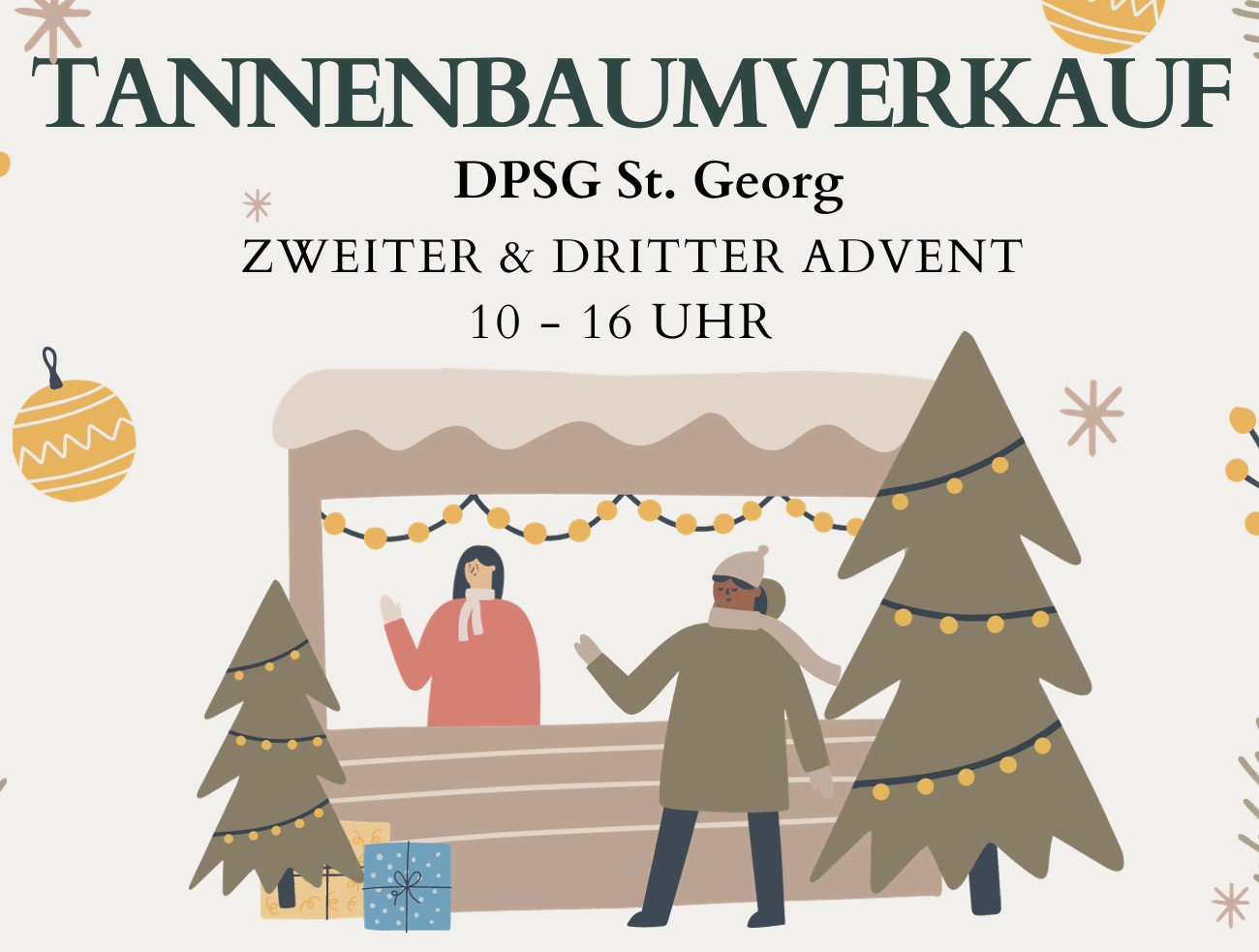 DPSG St. Georg verkauft Tannenbaeume