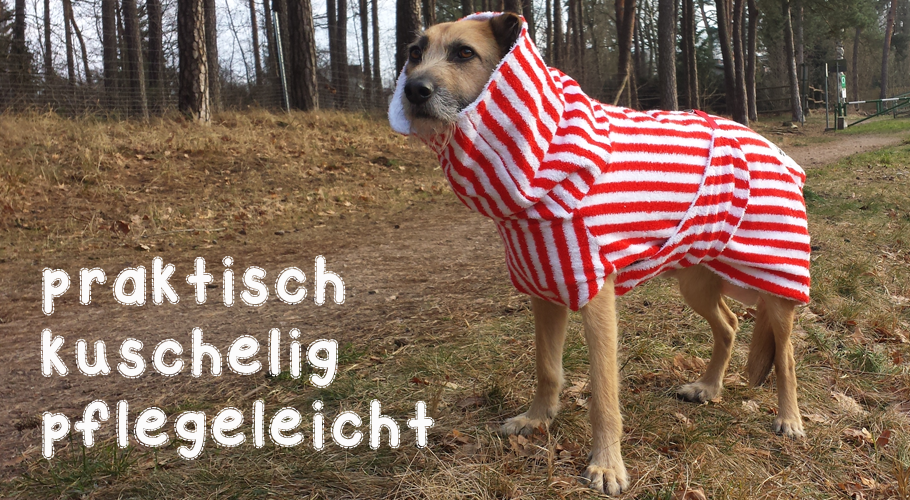 Hundebademantel von UNIQUE DOG - praktisch und pflegeleicht