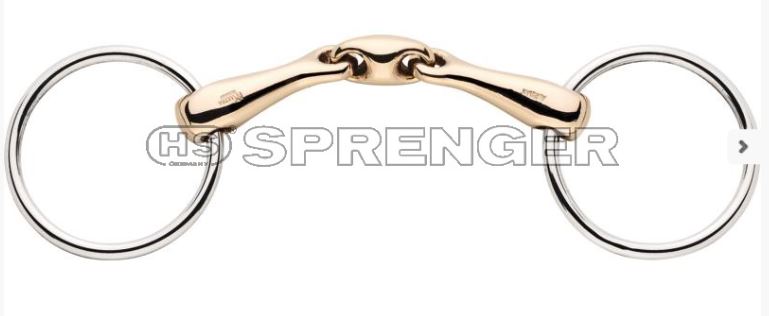 BR Knebeltrense doppelt gebrochen Stärke 12 mm Soft Contact