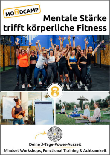 Flyer Moodcamp - Mentale Stärke trifft körperliche Fitness