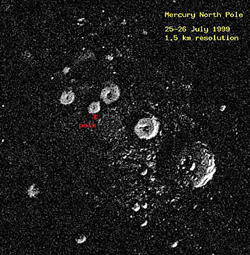 Radarbild der Nordpolarregion