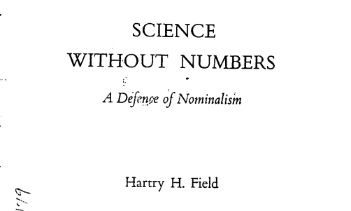 Harty H. Fields eindrucksvolles Werk "Since without Numbers".