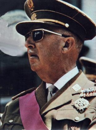 Francisco Franco, Diktator Spaniens von 1936/39 bis 1975 und einer der letzten autoritären Diktatoren in Europa