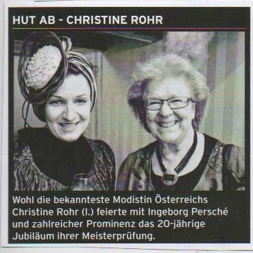 HUT AB! CHRISTINE ROHR - Grazzeta
