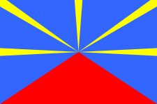 Drapeau de La Réunion: Département 974