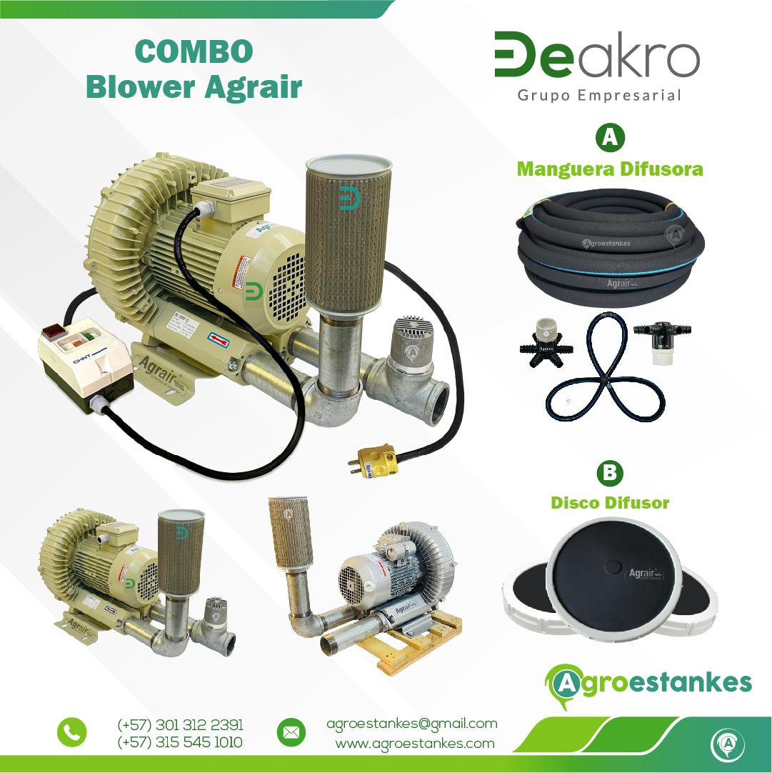 Sopladores de aire o Blowers en combo