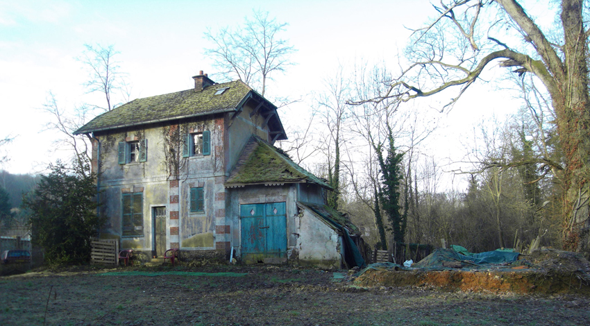 La maison existante, façade est et nord