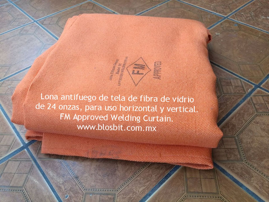 Lona antifuego en Monterrey, Nuevo Leon, Mexico.