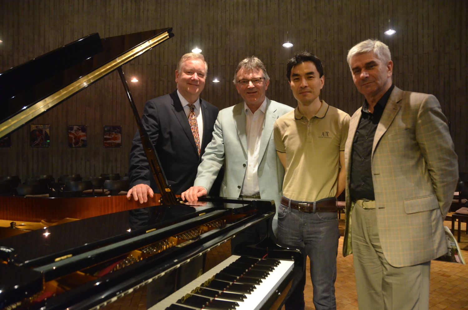 Prof. Georg Friedrich Schenck, Dr. Kurt Kreiten, Prof. Yong Kyu Lee, Prof. Boguslaw Jan Strobel
