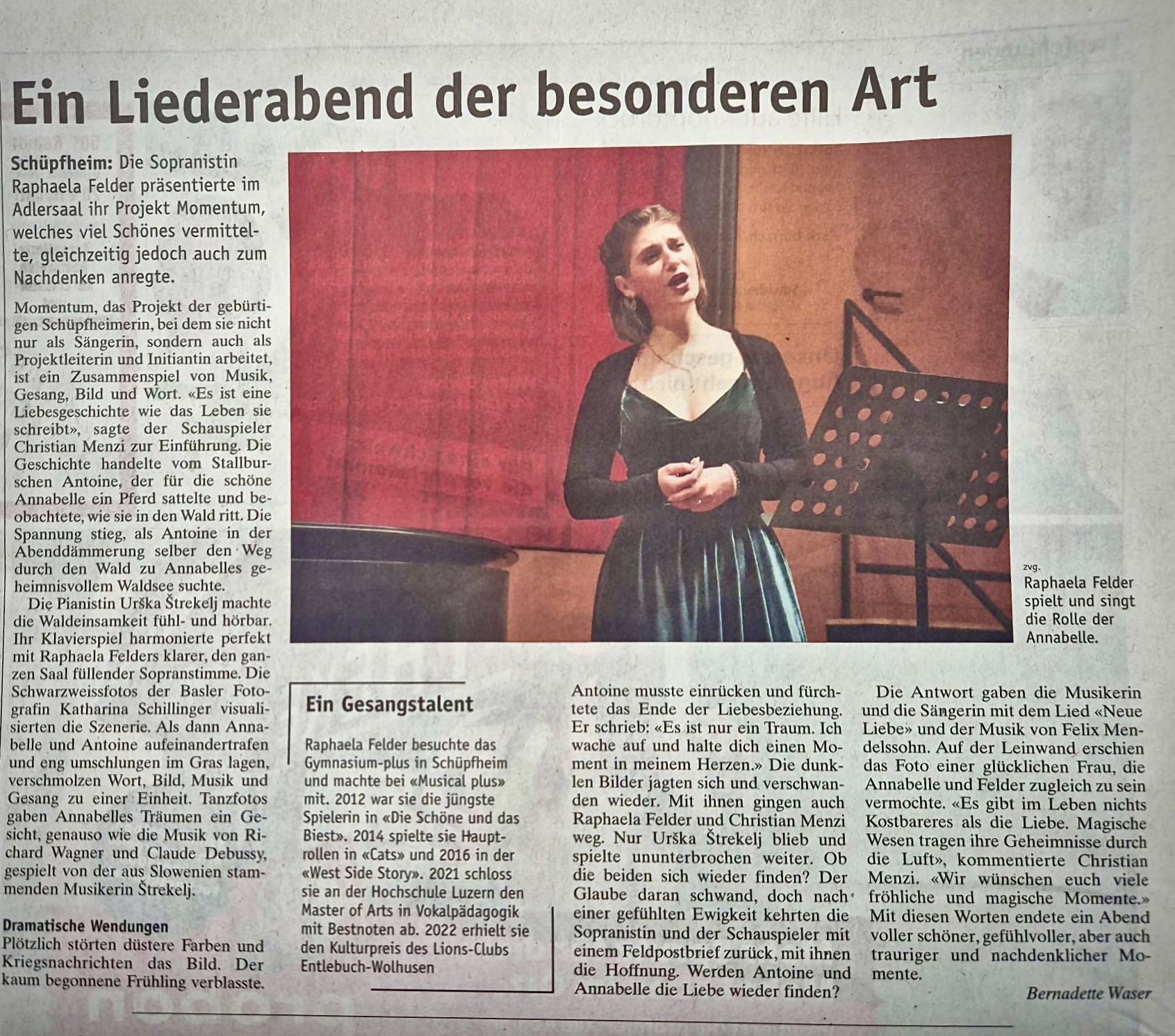 Rezension Wochenzeitung 