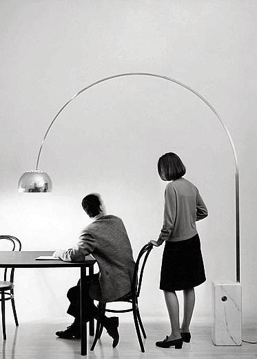 Achille Castiglioni, Pier Giacomo Castiglioni, Lampada Arco, 1962