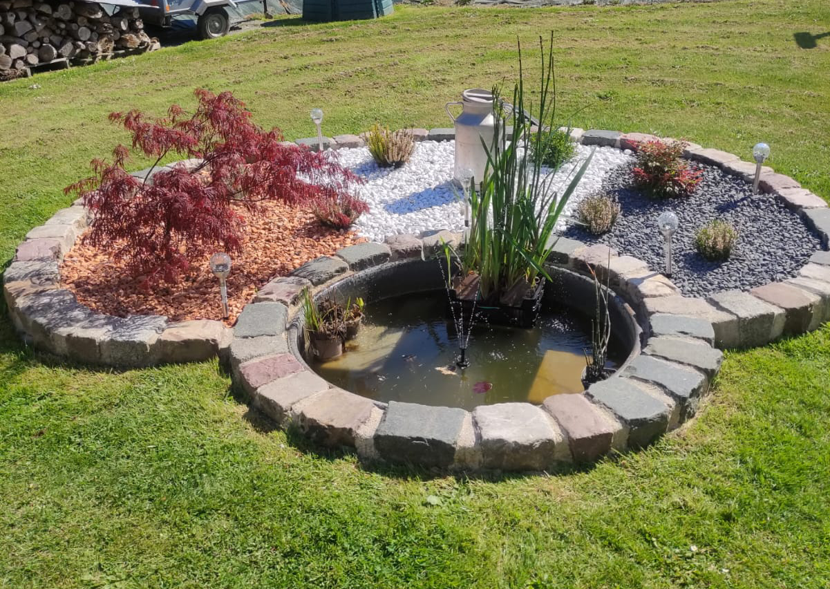 Création d'un bassin extérieur - Grainville-la-Teinturière