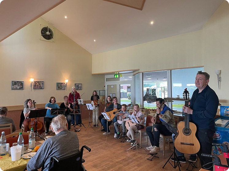 Musik und Freude im Seniorenwohnpark Hagen