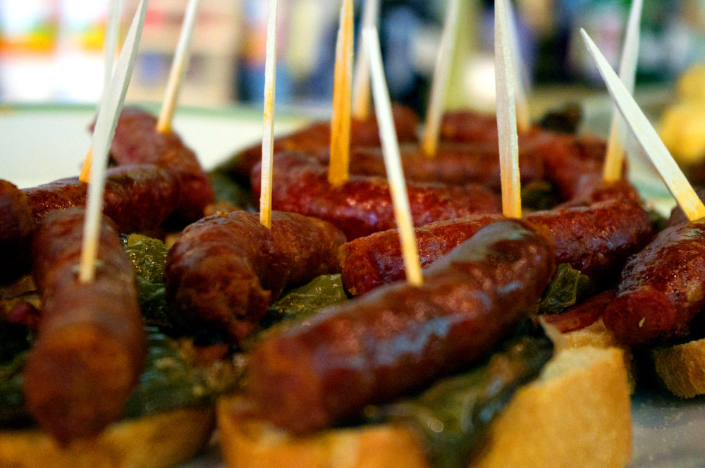 Pinchos de chistorra