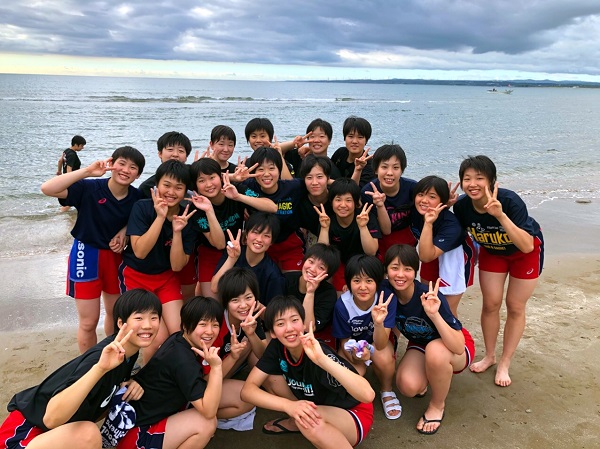 能登合宿 京都両洋高校女子バレー部