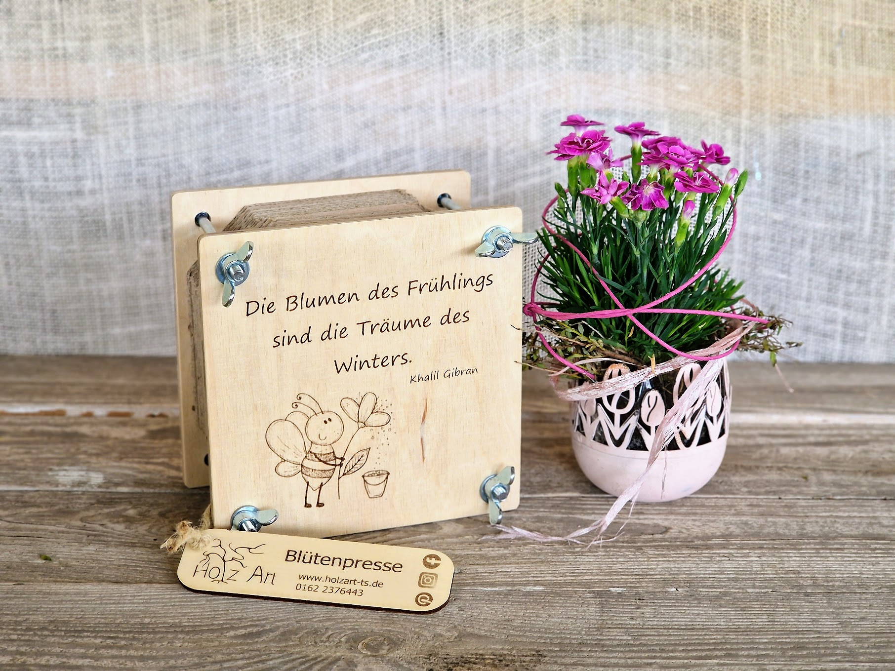 Blumenpresse