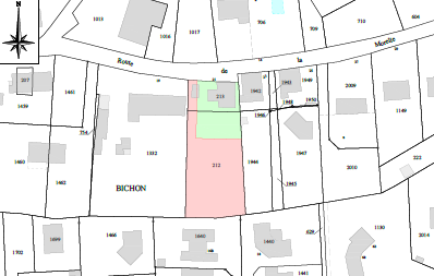 plan de division, division foncière, aménagement foncier, 2 lots, terrain à bâtir, projet construction