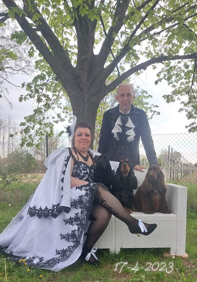 Da sx: Mora, Regina e Tilu' il giorno del nostro Matrimonio 