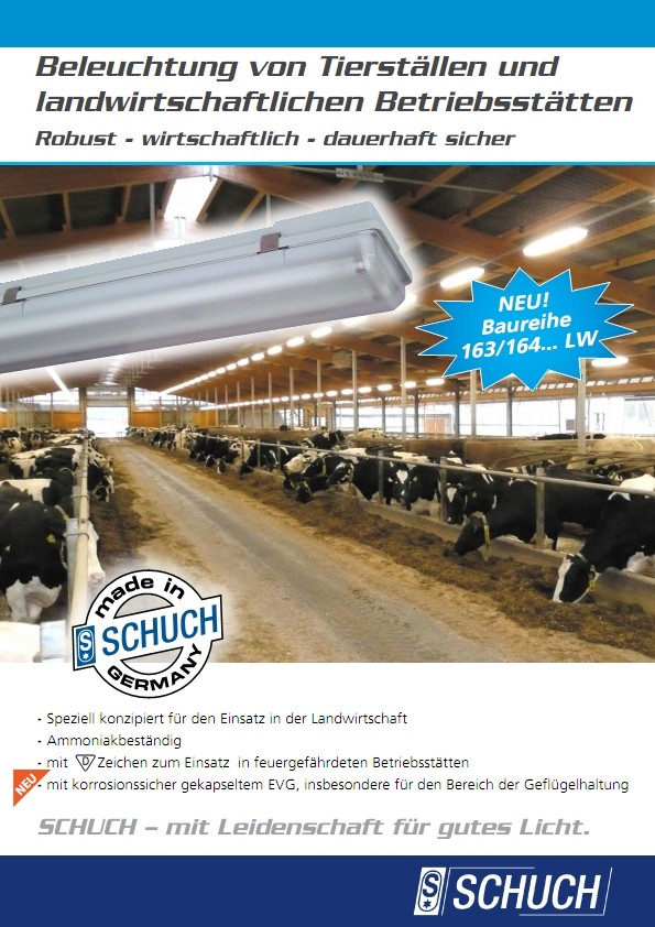 LED Beleuchtung für die Landwirtschaft - Elektrogroßhandel Moelle