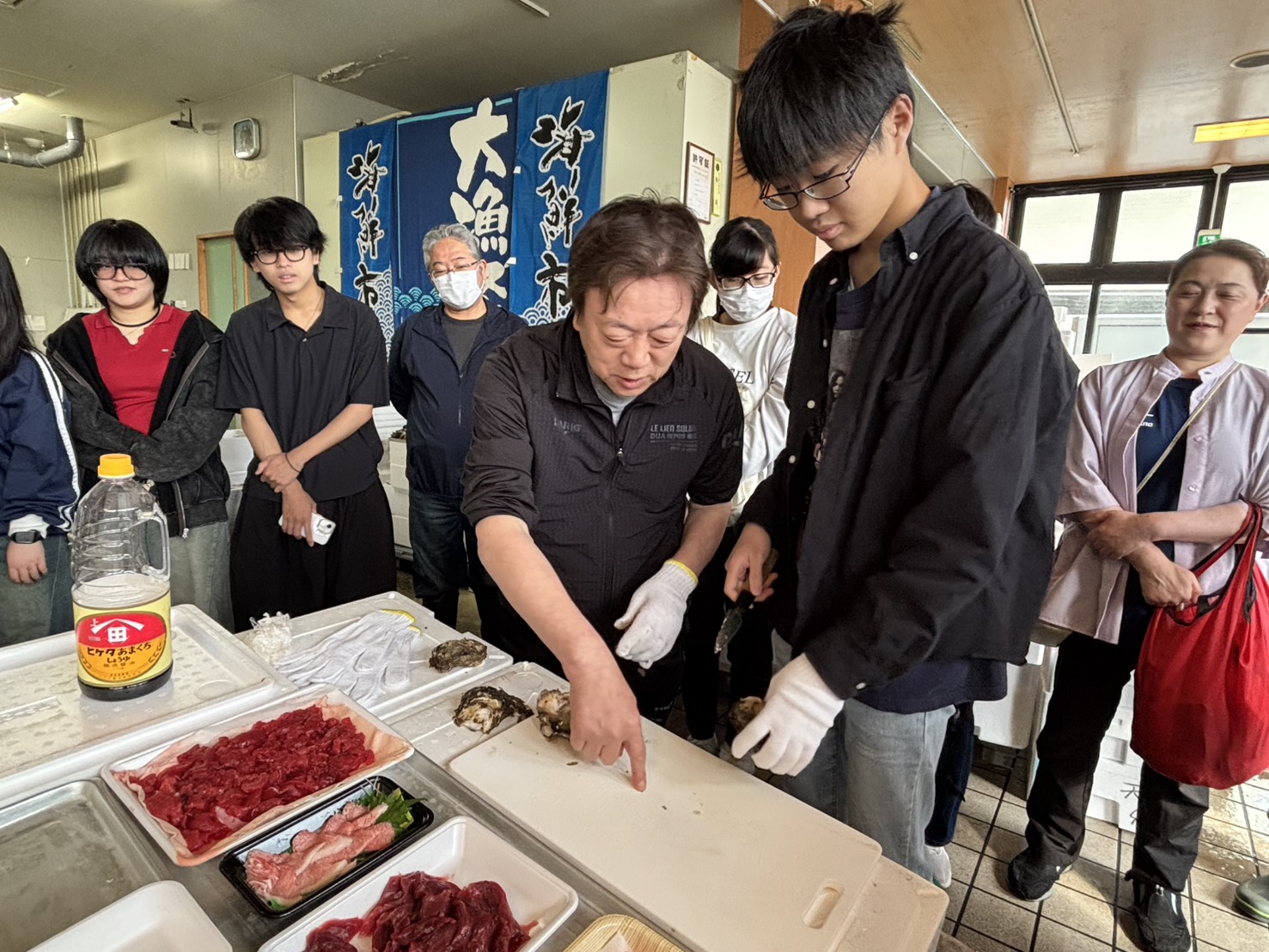校外研修「酒田魚市場見学」