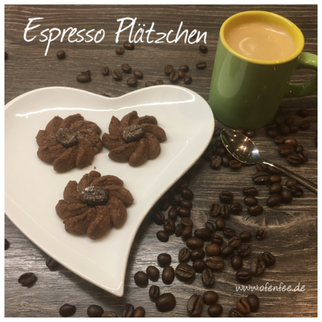 Espresso Plätzchen aus der Gebäckpresse von Pampered Chef®