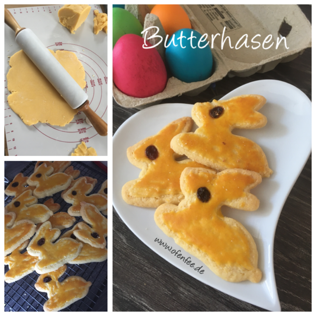 Butterhasen gebacken auf dem Zauberstein von Pampered Chef 