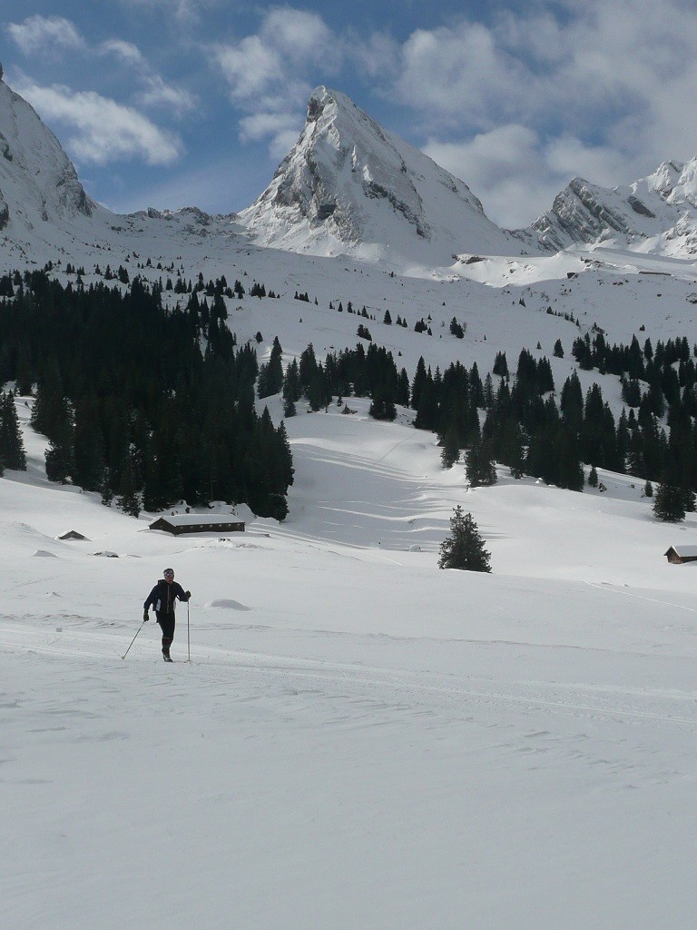 Auf der Thurtalerstaffel auf 1530m Höhe.