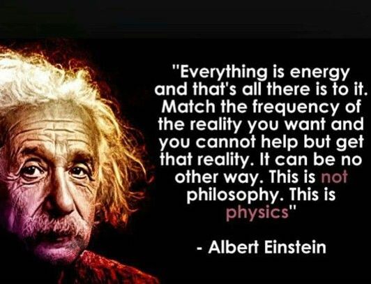 Albert Einstein Everything is energy Alles is energie Bewust groeien vanuit innerlijke kracht Ronald Osephius 