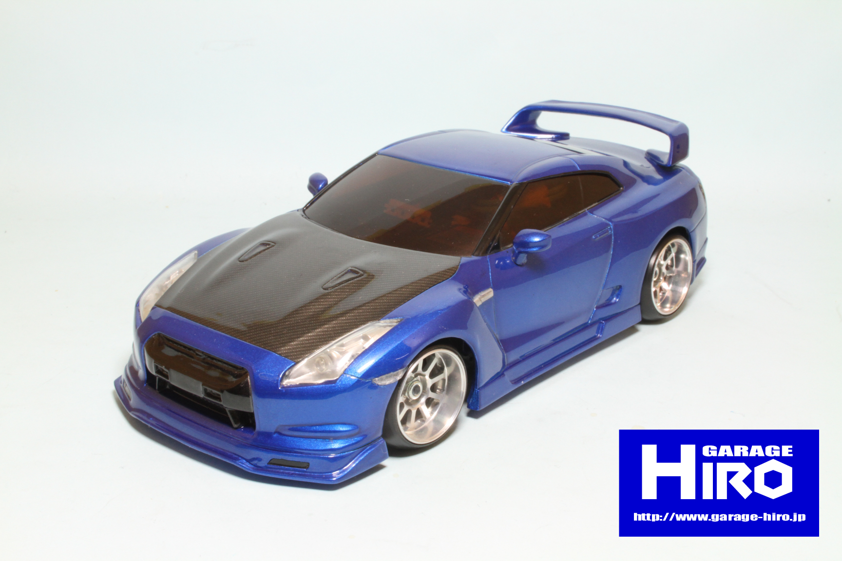 ☆ Custom Garage R66　　　　　　　　　　　　　　【1点物限定】 Garage Hiro Aero Parts Set URAS Ver.1 White For Kyosho Mini