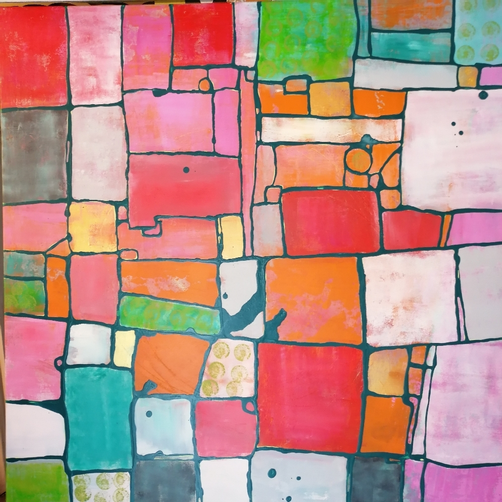 Großkariert 100x100 cm