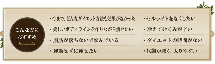こんな方におすすめ
