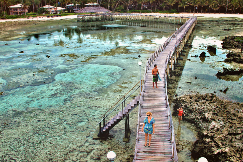 Cloud 9 - The famous board walk in Siargao, Philippines © Sabrina Iovino | via @Just1WayTicket