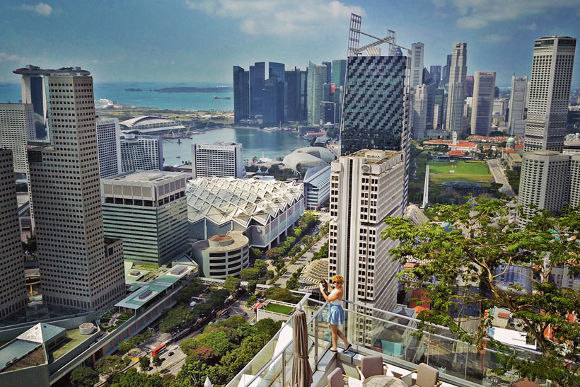 Rooftop views at Andaz Hotel Singapore | Best Places to Visit in Singapore in 3 Days | Things to do in Singapore | #AndazSingapore #Andaz #singapore #SG #travel