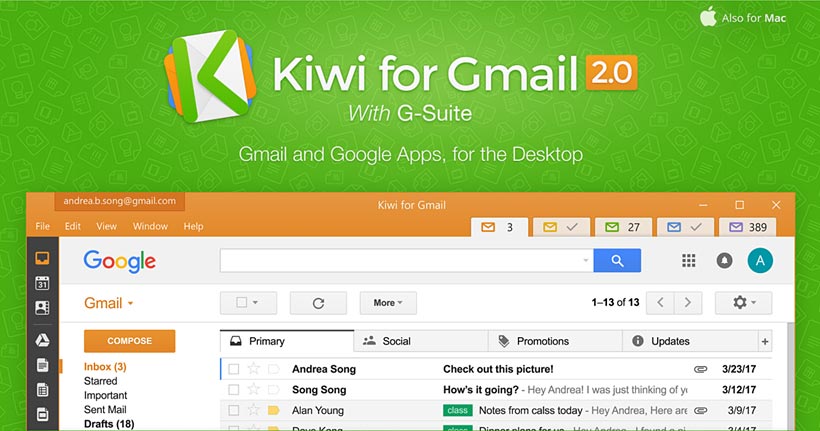 Review: Kiwi for Gmail