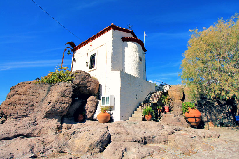 The Church Panagia Gorgona in Sykaminea | 10 Places You Must Visit In Lesvos Island Greece | via @Just1WayTicket