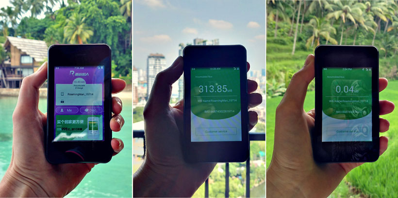 Testing the RoamingMan WiFi device in the islands of the Philippines, Bangkok and in Bali.