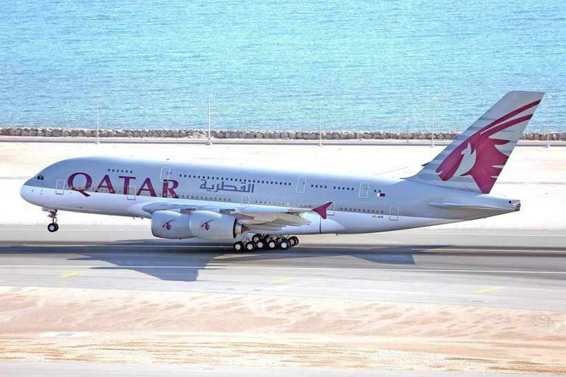 Review: Qatar Airways Business Class A380 Doha to Atlanta Inaugural Flight | Photo: Qatar Airways | via @Just1WayTicket