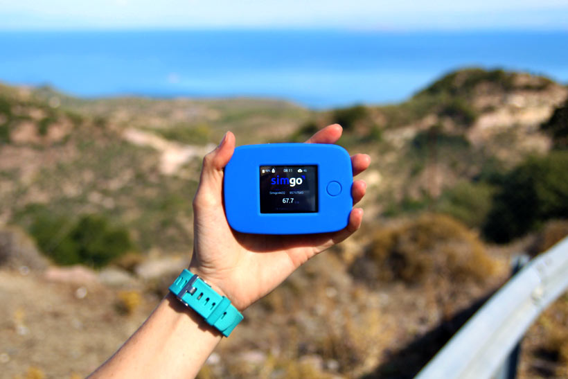 TEP Portable WiFi device while traveling in Lesvos Island Greece | via @Just1WayTicket