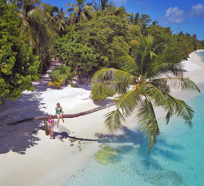 Beach at Lux* Resort 5 Star - South Ari Atoll Maldives - A Paradise for Instagrammers | Hotel Review by JustOneWayTicket