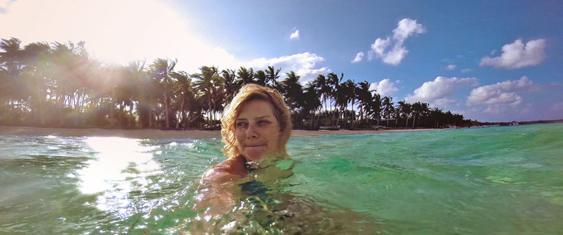 I'm a beach bum! Beach in General Luna, Siargao, Philippines © Sabrina Iovino | via @Just1WayTicket