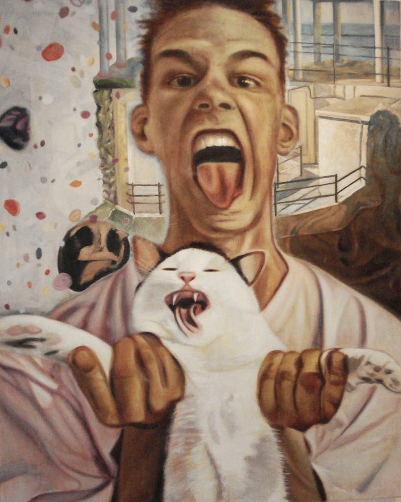"Liebe zur Natur, Öl auf Leinwand, 200x160cm, 2006
