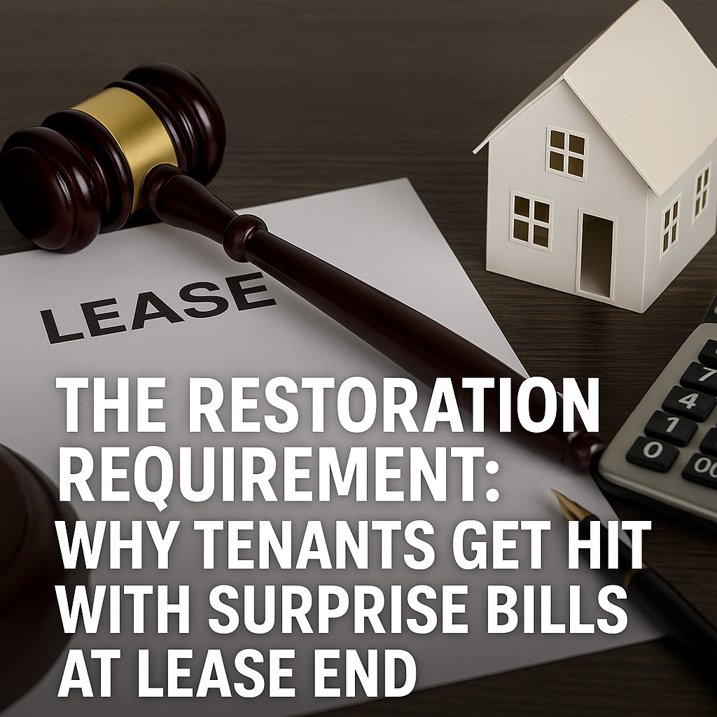 The Restoration Requirement | Why Tenants Get Surprise Bills at Lease End