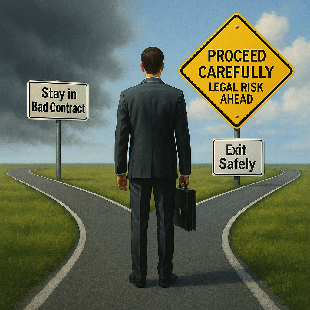 How to Get Out of a Bad Contract | JDE Law Firm