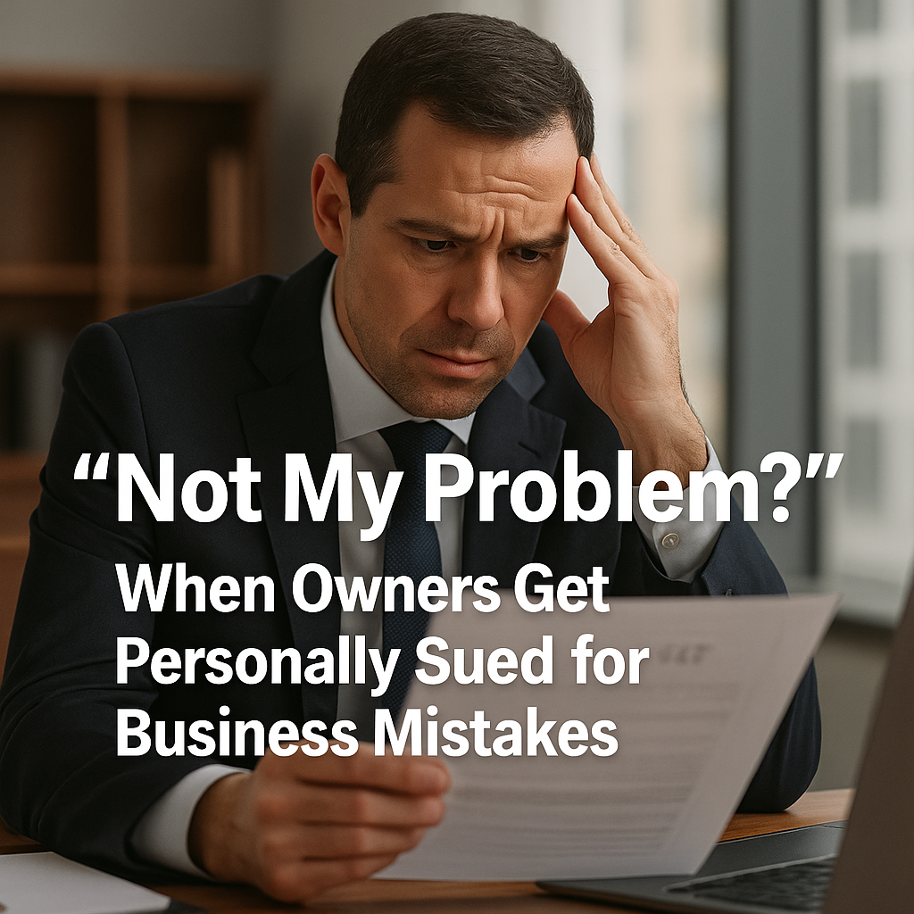When Business Owners Get Personally Sued: How to Protect Yourself from Liability