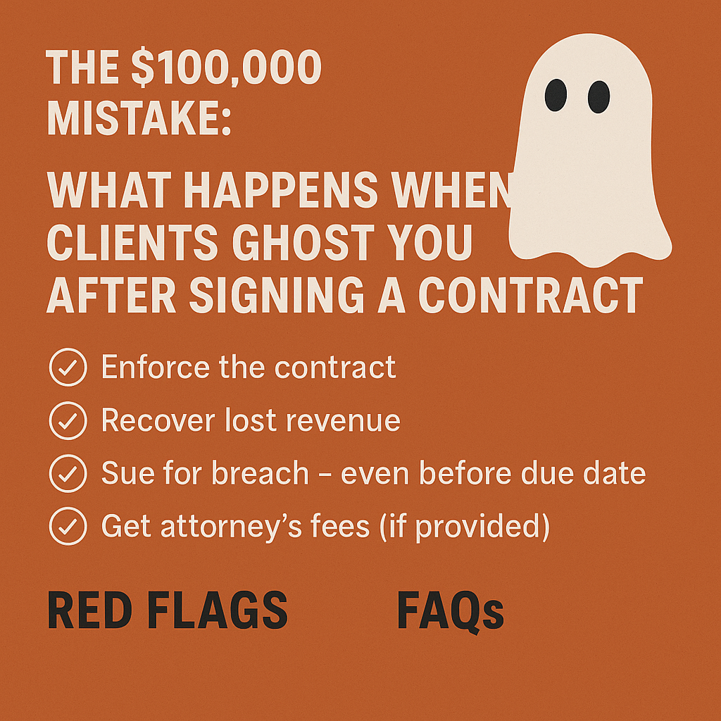 The $100,000 Mistake: What Happens When Clients Ghost You After Signing a Contract