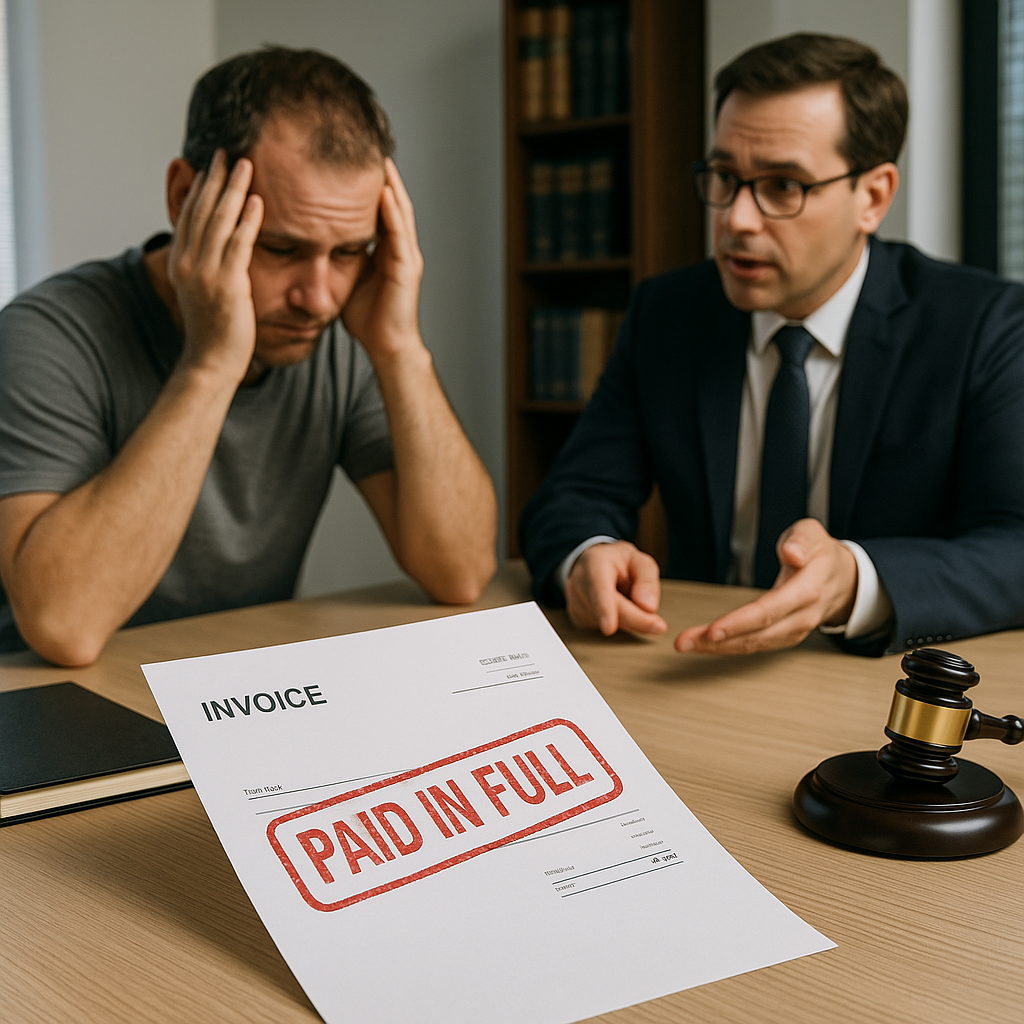 When Paid in Full Means No Pay at All: How One Invoice Cost This Contractor Everything