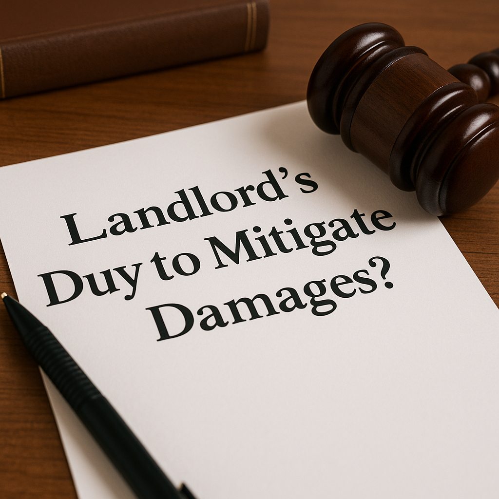 Landlord Duty to Mitigate: Commercial vs. Residential Explained
