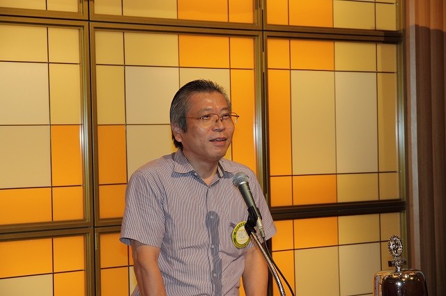 吉田茂会長歓迎の挨拶