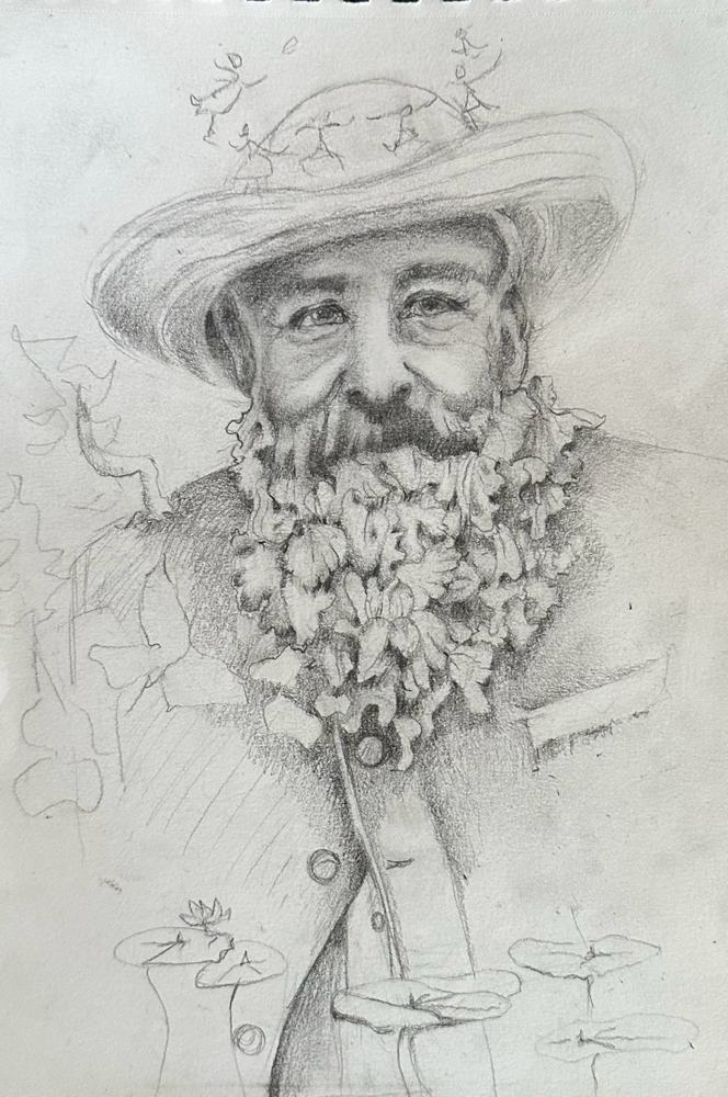 Esquisse d’impro - démarrage du travail autour de Claude Monet - Mars 2026