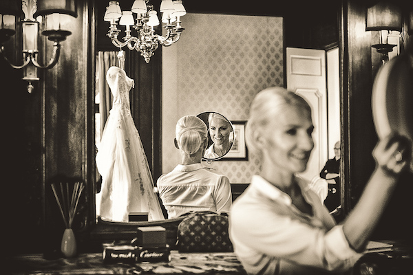 Braut-Getting-Ready-Hochzeitssuite